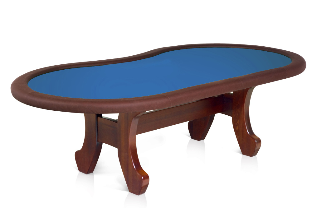 Стол для покера Калифорния сосна (, №3, Сим_760 electric blue)